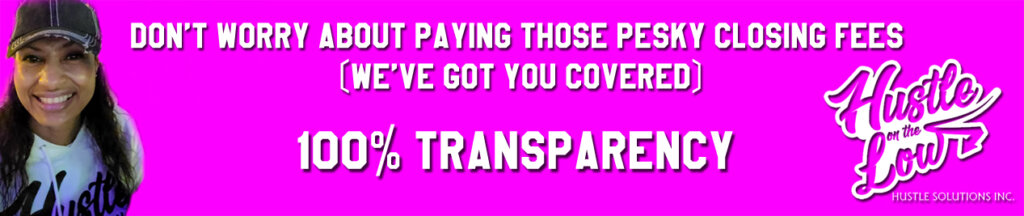 Hustle Solutions Inc. President smiling and offering 10% transparency