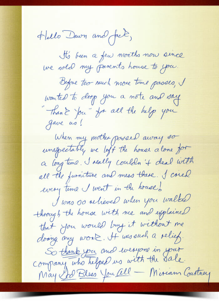 Read This Thank You Letter
