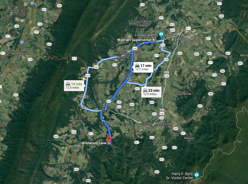 Dreamy Blue Ridge Mountain Land 4.71 acres Page County, VA Ivy
