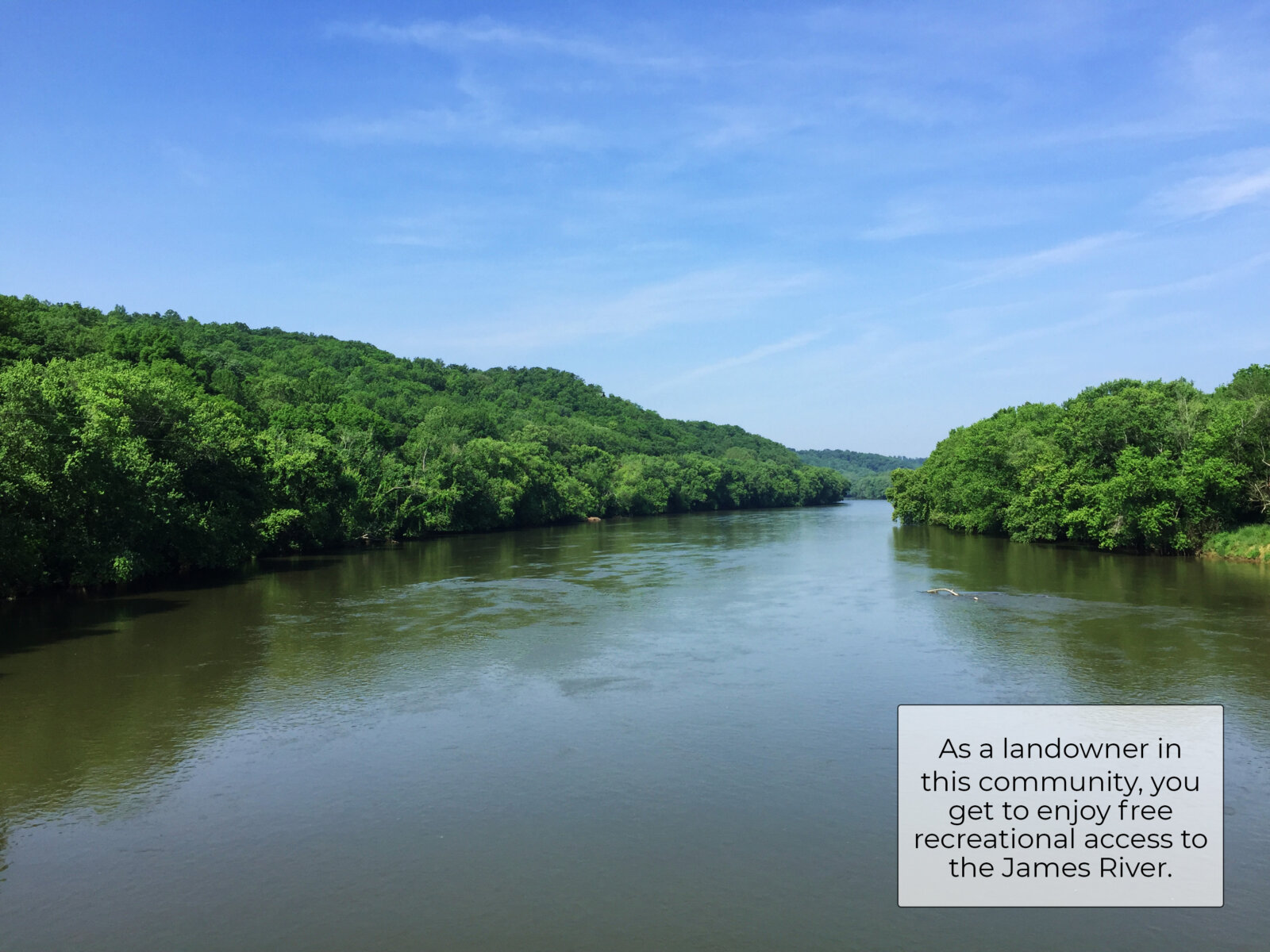 Tranquil Wooded Haven with Nearby James River Access 5.0 acres