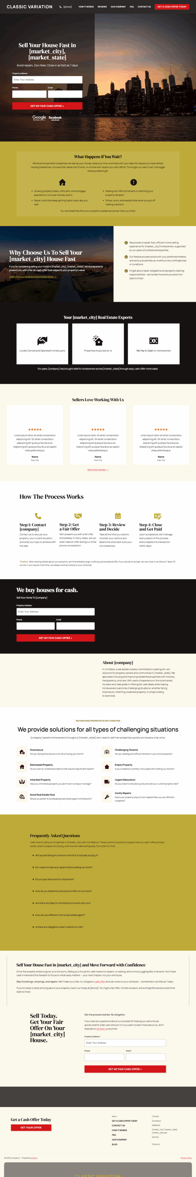 Carrot Classic Website Template