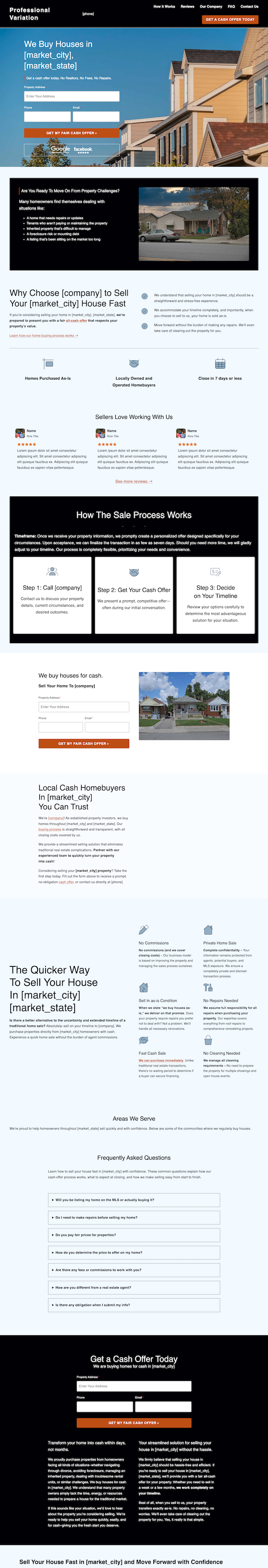 Carrot Professional Website Template