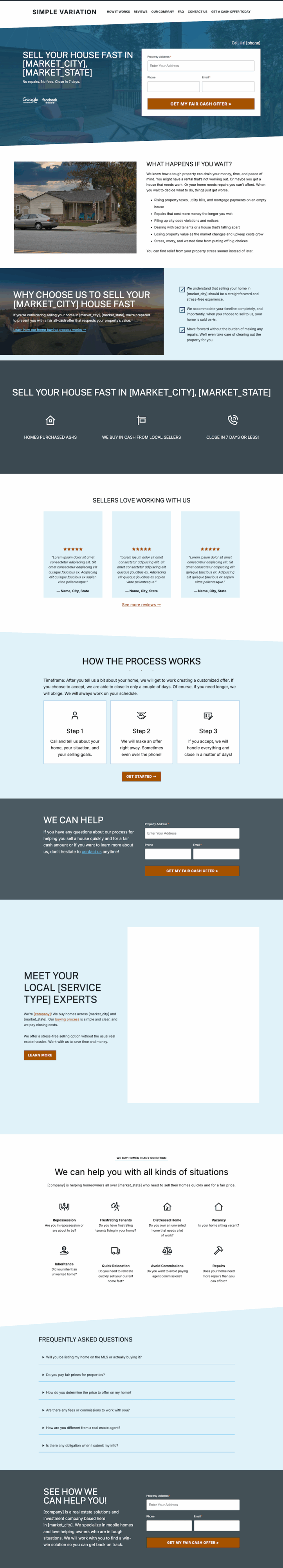 Carrot Simple Website Template