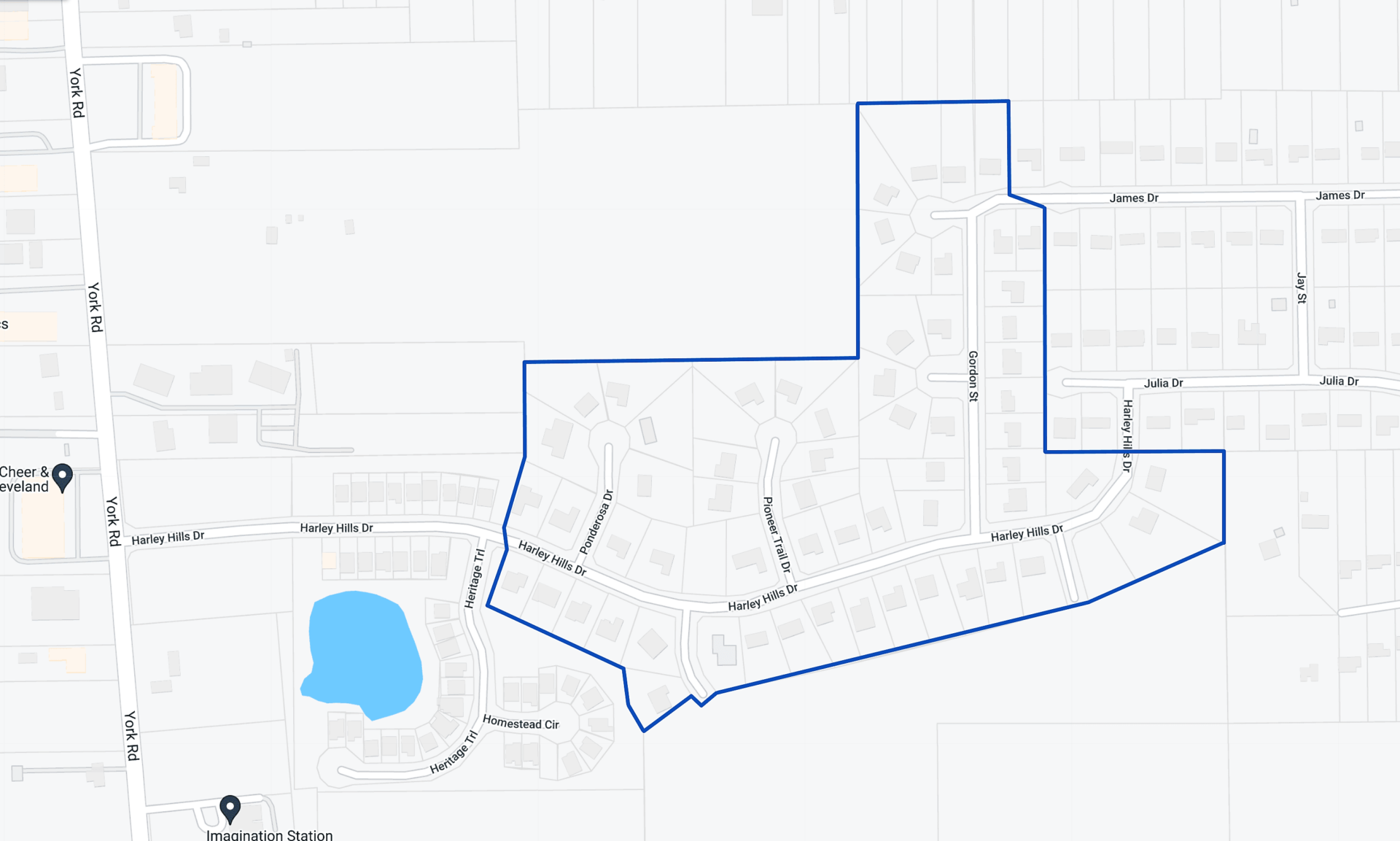 Harley Hills North Royalton Ohio Realty Done by Damien Baden