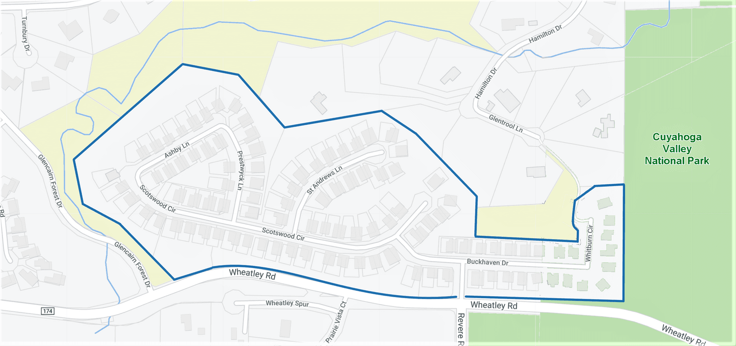Glencairn Forest Richfield Ohio Realty Done by Damien Baden