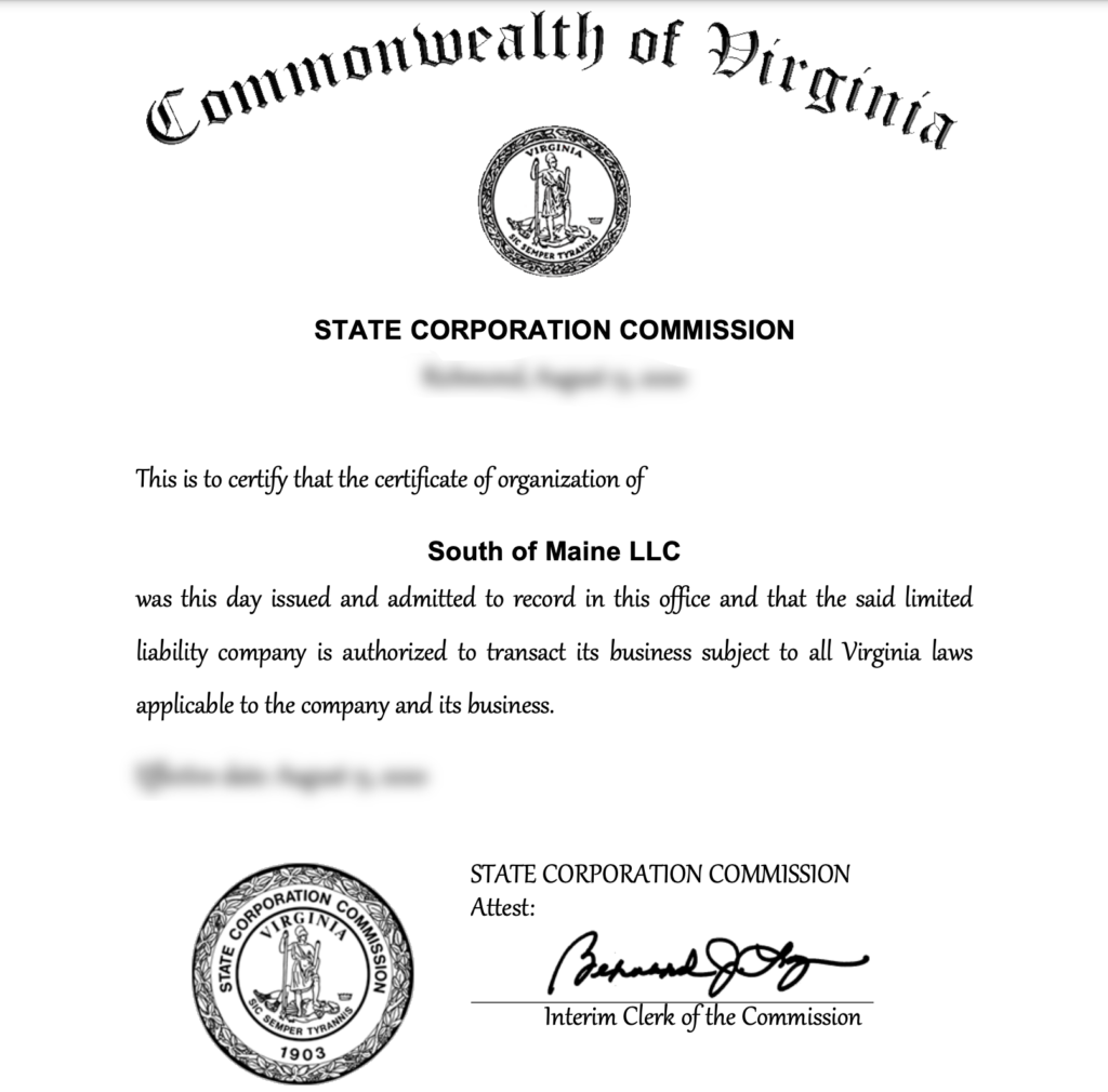 South of Maine LLC
