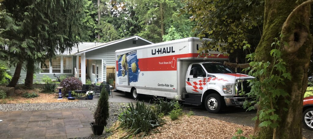 Moving Truck From Sold House in Bothell, WA McPhetridge