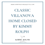 Classic Villanova Home Closed by Kimmy