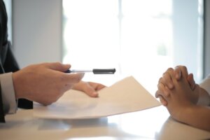 Sample of written offer