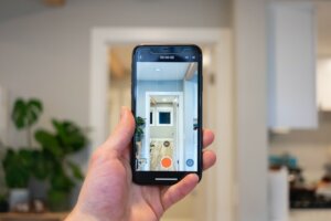 Doing virtual house tour to avoid dangers of covid