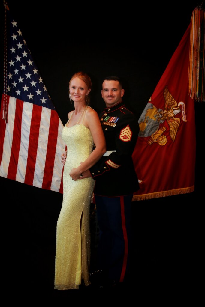 David and Kimberly at the Marine Corps Ball in 2018!