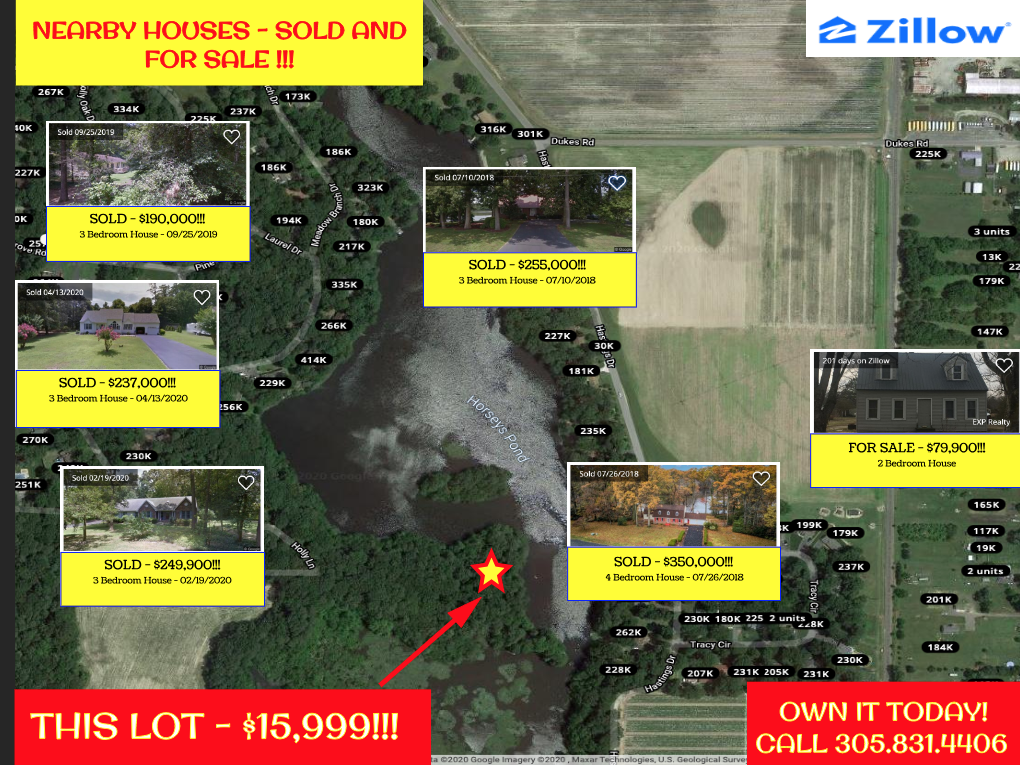 Land for Sale on Laurel, Delaware!!! LAND YOU LOVE