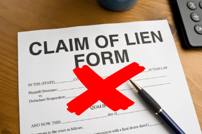 How to stop a lien on your property?