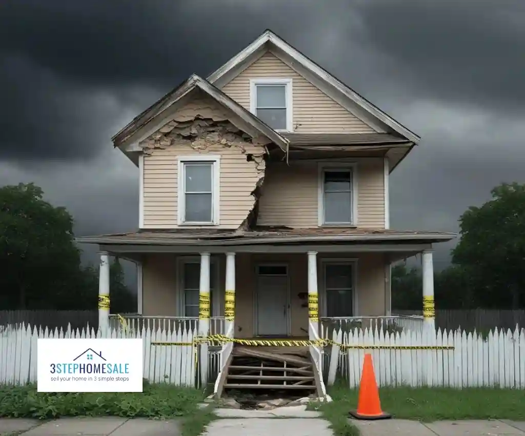 House with foundation issue