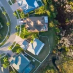 neighborhood seen from above