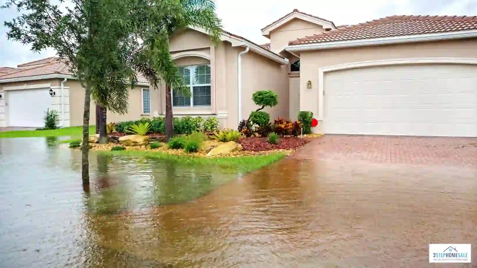 flooded house