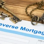 key with text reverse mortgage