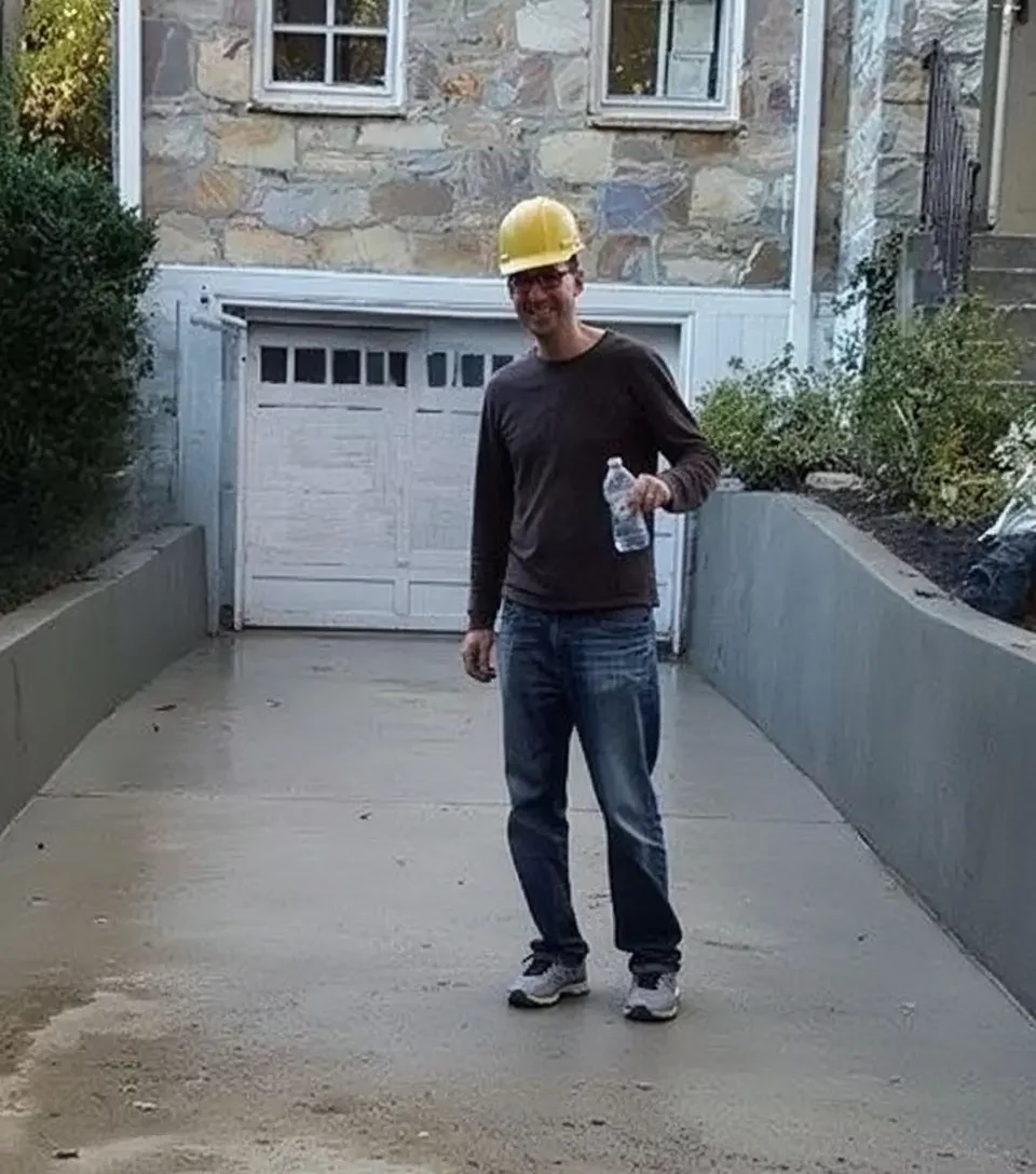 Josh Cohen at a home project in Annandale, VA.