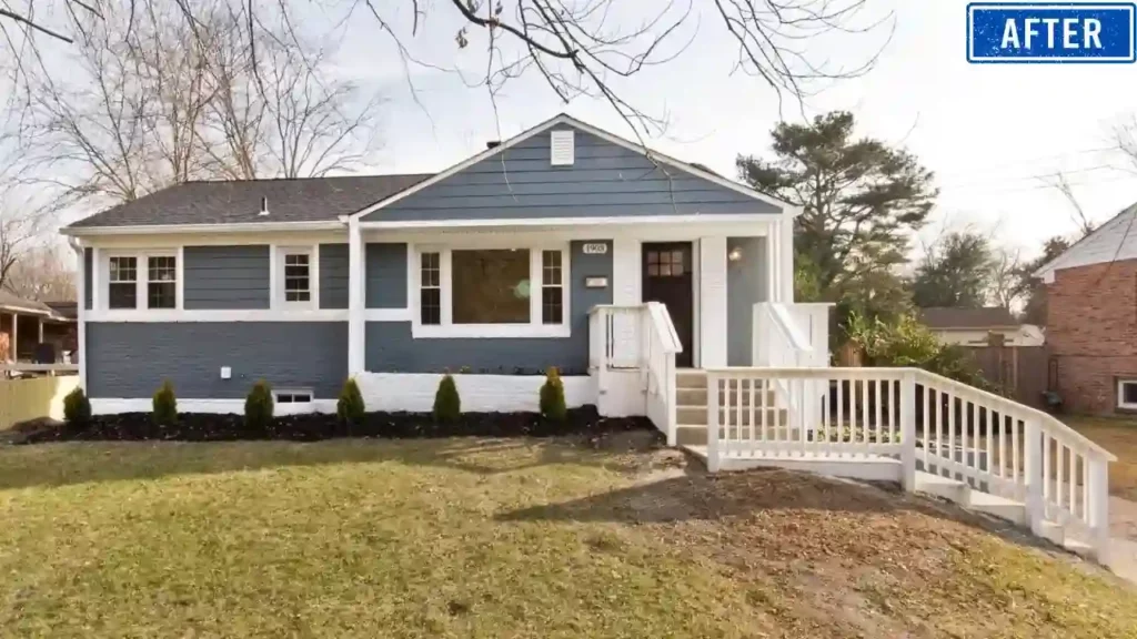 an after image of the property we bought as-is after we made repairs