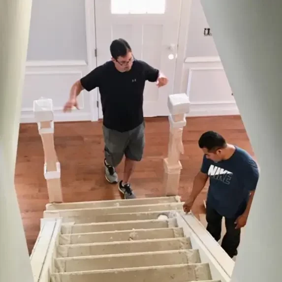 Josh in one of our previous flips in VA