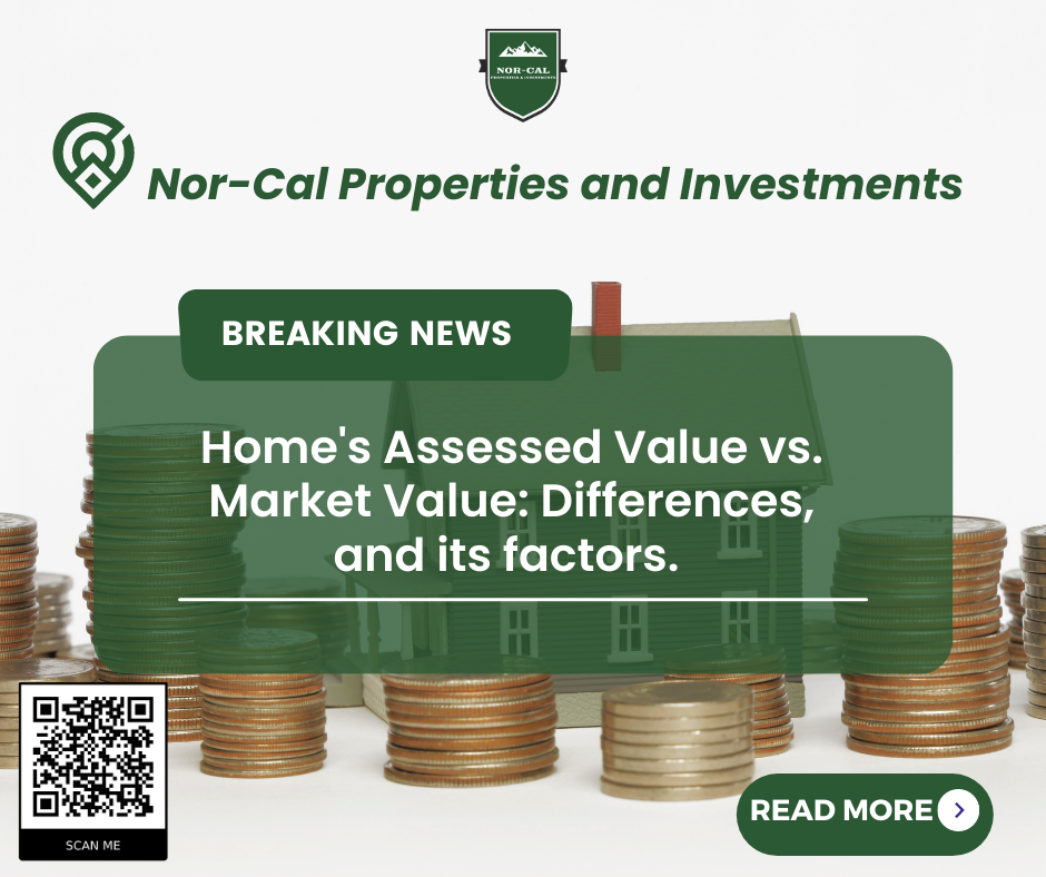 Home’s Assessed Value vs. Market Value Differences, and its factors