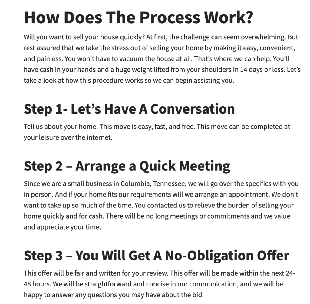 4 Step Process Vol State Home Buyers