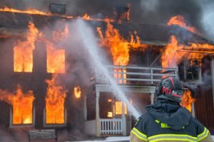 fire damaged house for sale