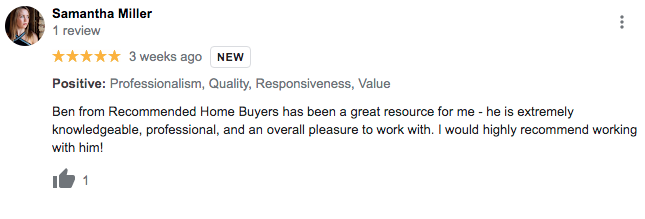Recommended-home-buyers-samantha-m-five-star-google-review