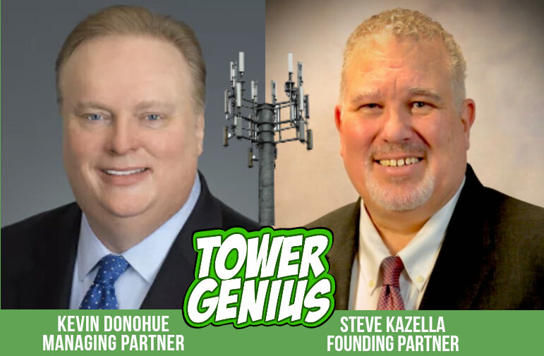 Are Cell Towers Going Away? photos of tower genius partners Kevin and Steve from tower Genius.