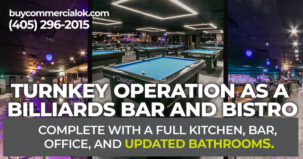 Tulsa Restaurant and Bar Prime Commercial Property for Sale