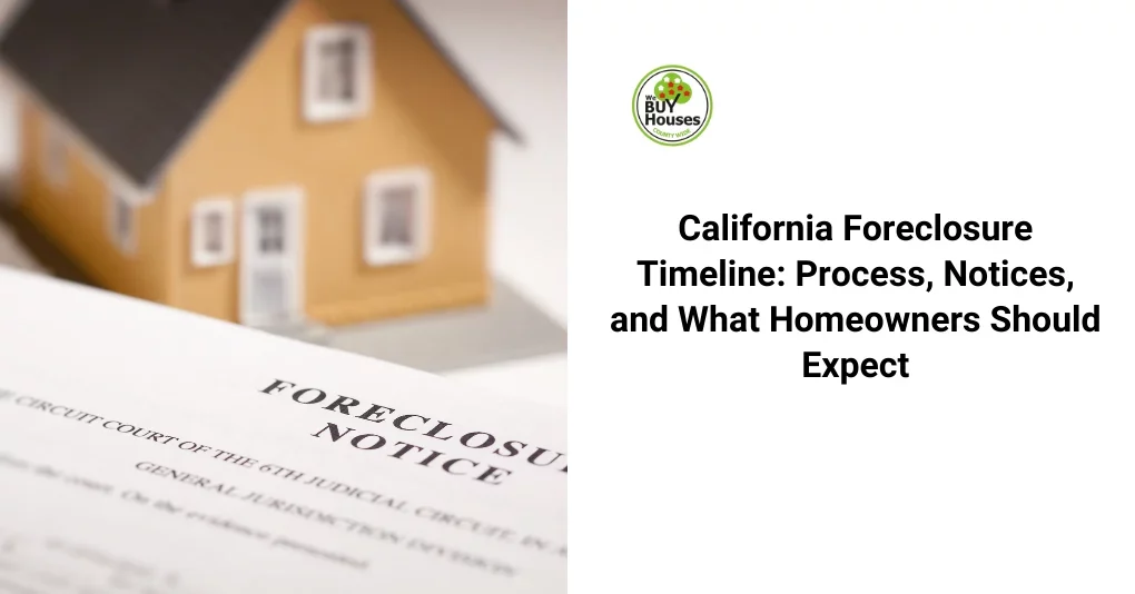 California Foreclosure Timeline- Process, Notices, and What Homeowners Should Expect