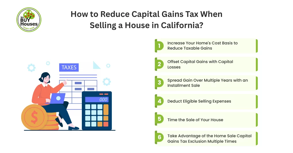 How to Reduce Capital Gains Tax When Selling a House in California?