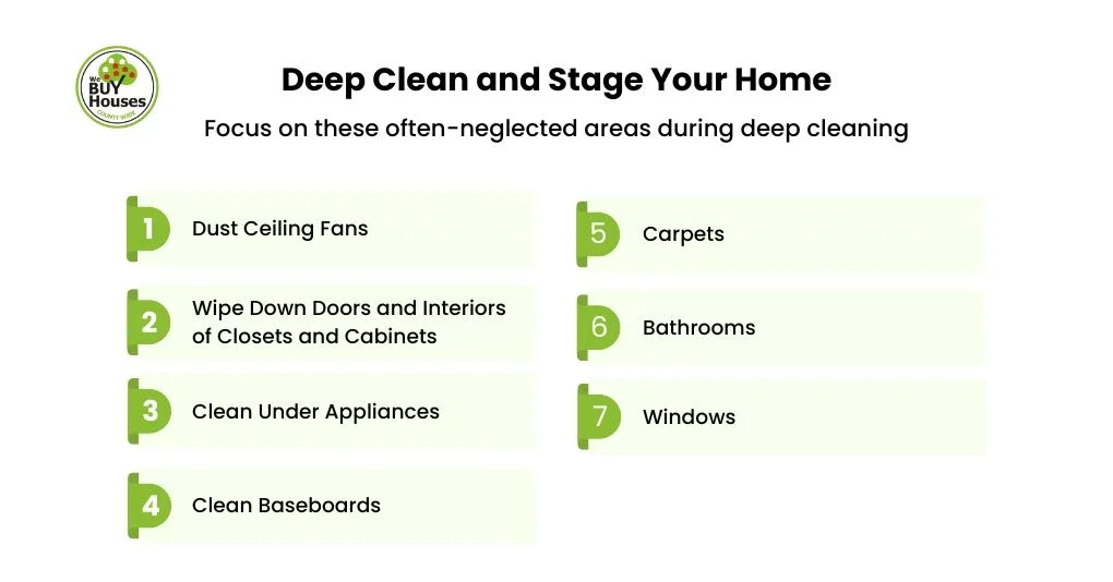 Deep Clean and Stage Your Home