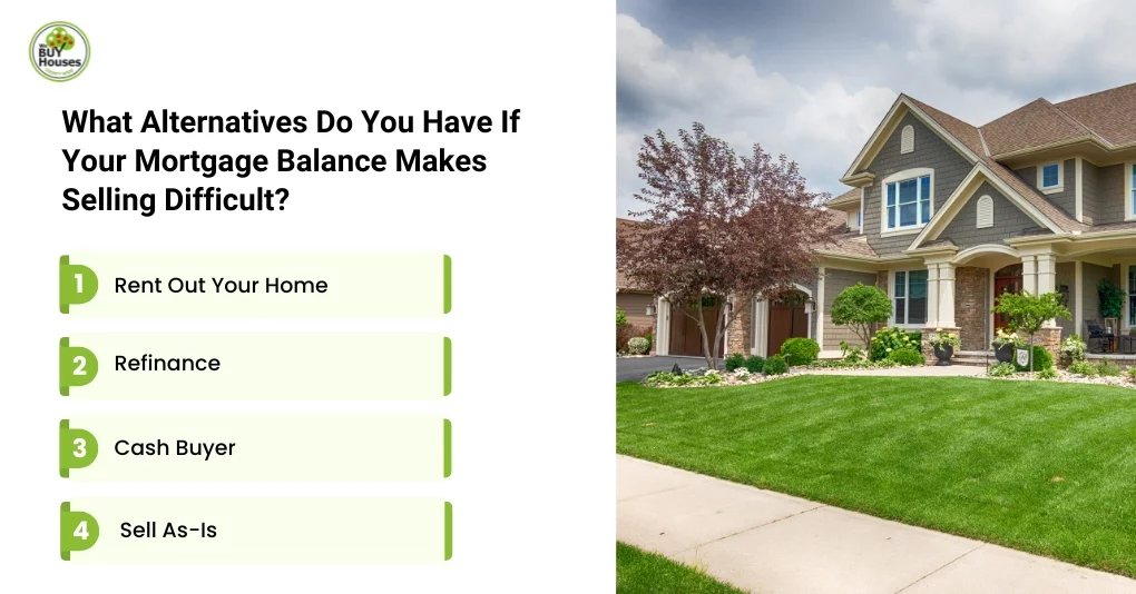 What Alternatives Do You Have If Your Mortgage Balance Makes Selling Difficult?