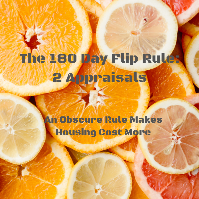 Anti Flipping Rules for FHA Loans In Sacramento Westbrook REI