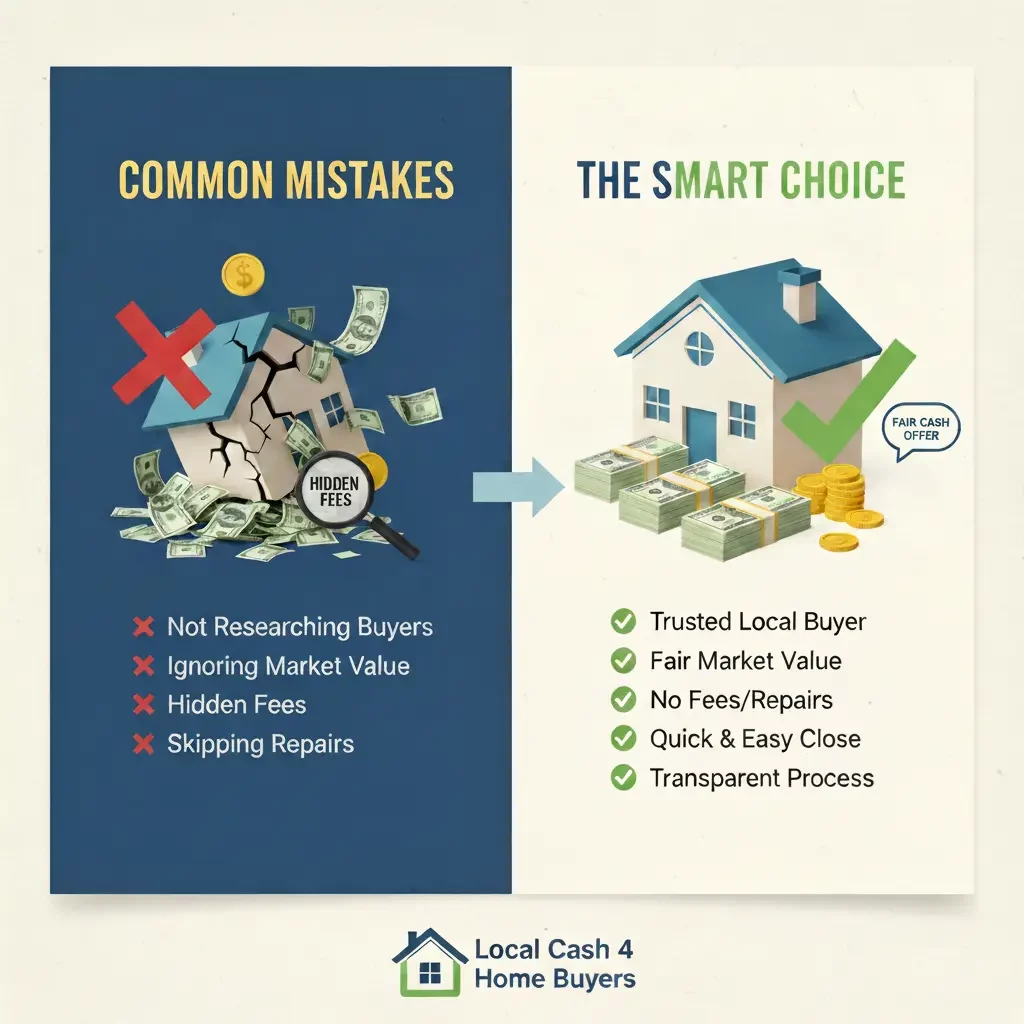 Mistakes to Avoid When Selling Your House for Cash