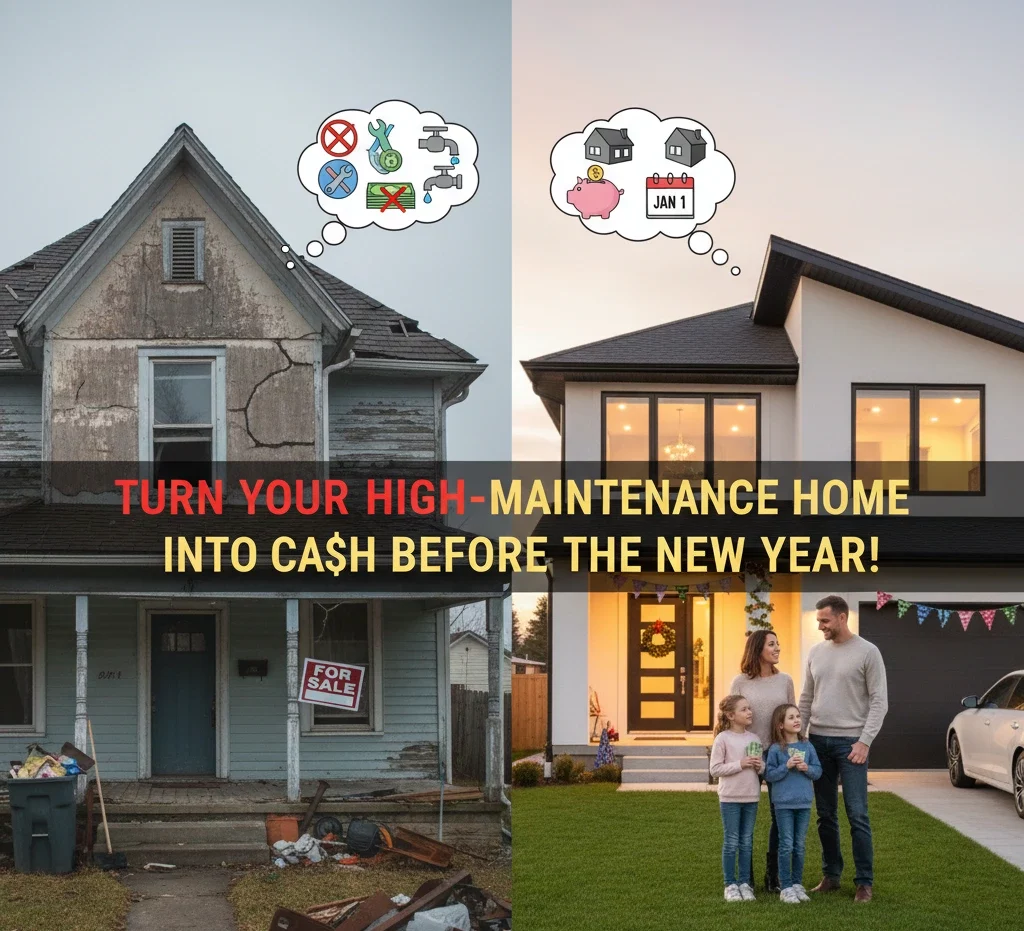 Turn Your High-Maintenance Home into Cash Before the New Year