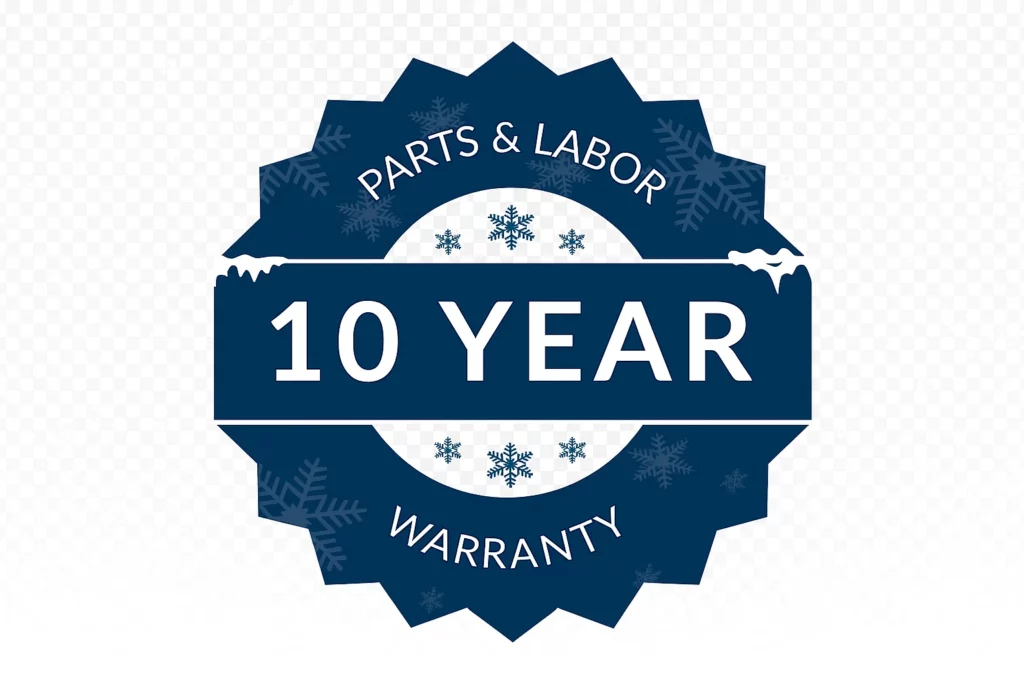 Freedom AC & Heating offers 10-year labor warranty