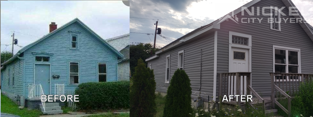 Exterior Before and After - WNY Property