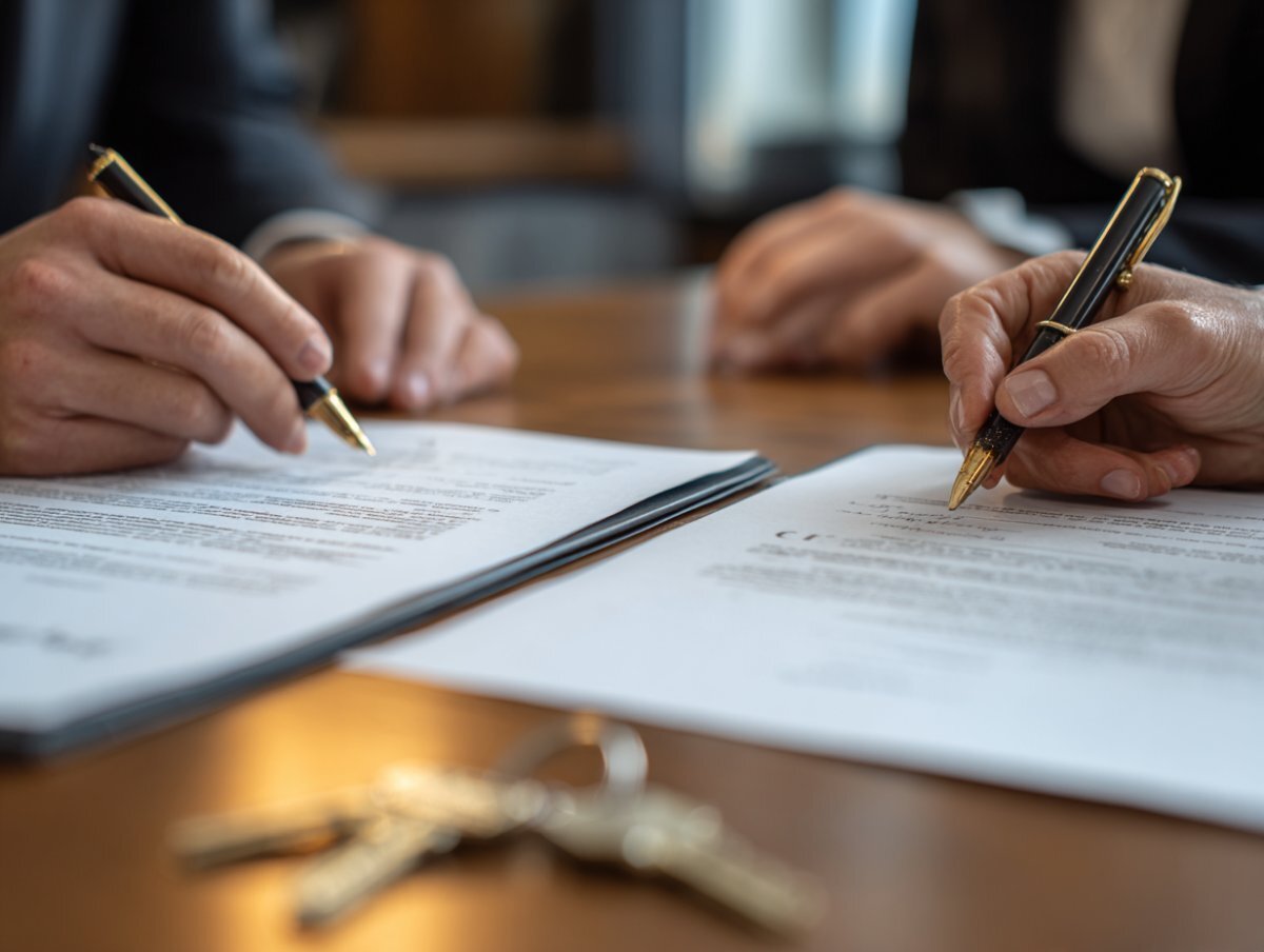 Cash closing at Erie County title company — Buffalo NY home sold as-is, insurance premium ends at closing