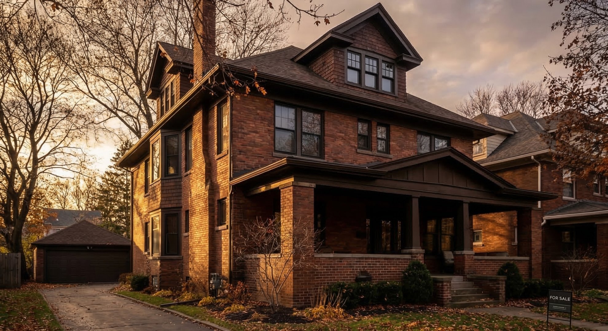 Older craftsman home in Buffalo NY — inherited property