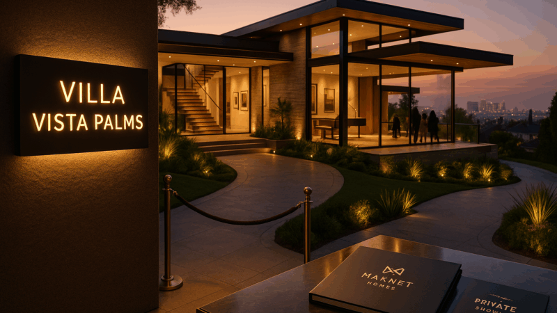 Villa Vista Palms luxury estate in Los Angeles