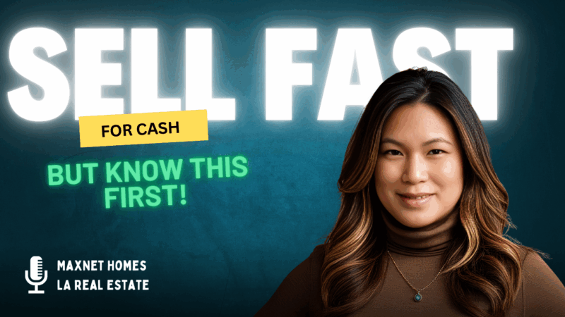Homeowner accepting a cash offer for a property in Los Angeles