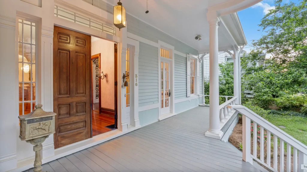 Front porch of home in Rome, GA