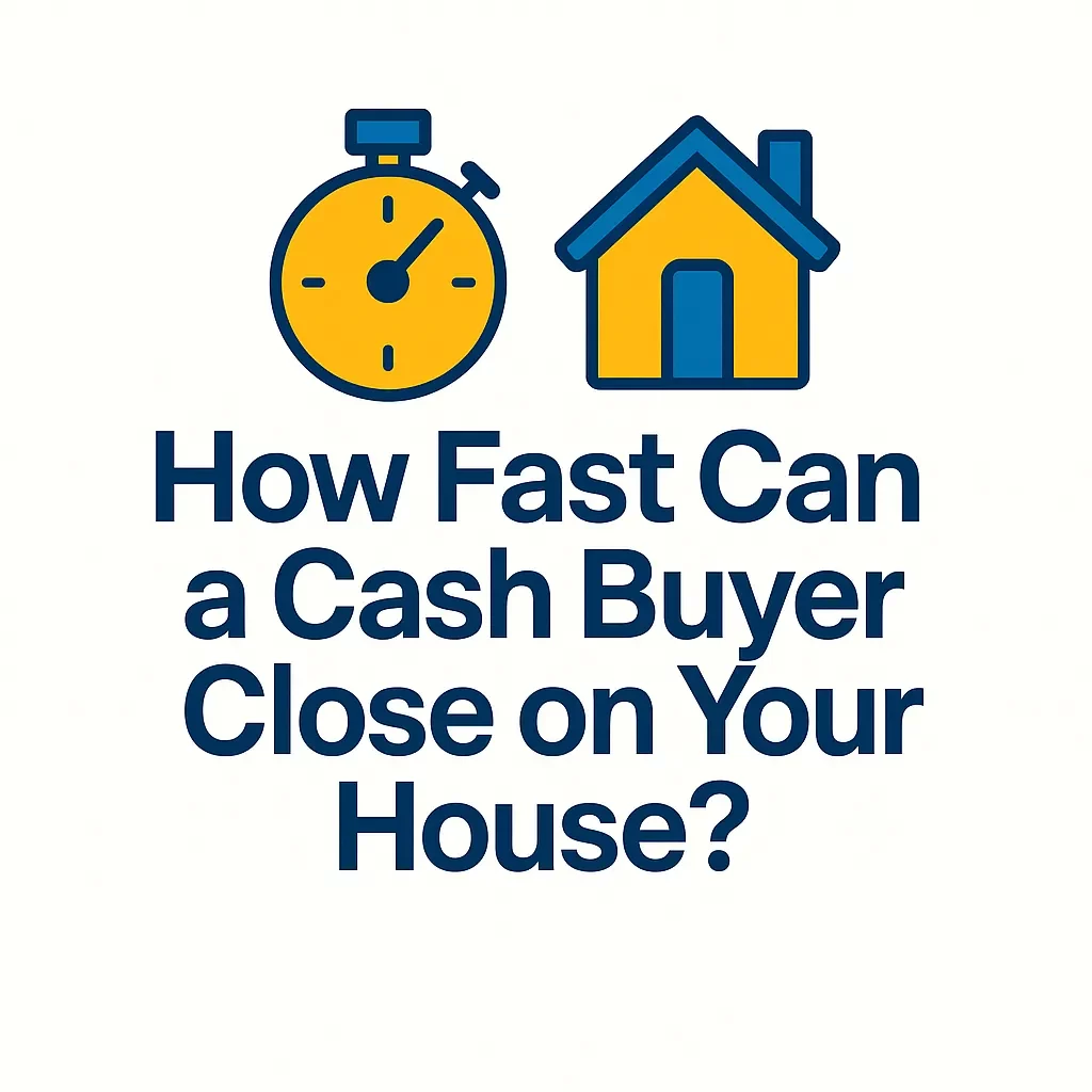 How fast a cash home buyer can close on your house