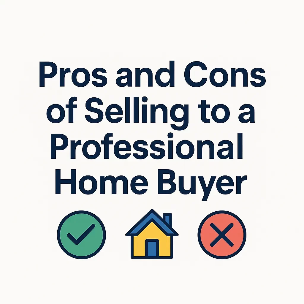 Pros and cons of selling to a professional home buyer