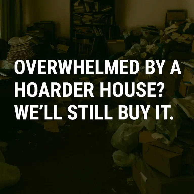 Selling a hoarder house as-is without cleanup