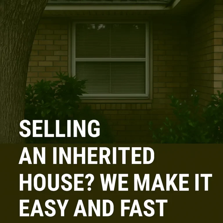 Sell inherited house quickly and easily without stress or repairs