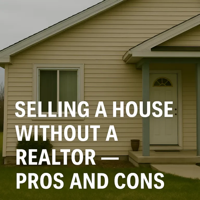 Pros and cons of selling a house without a realtor