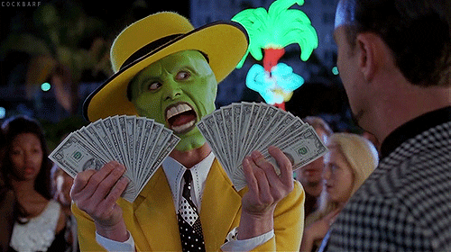 man holding lots of cash